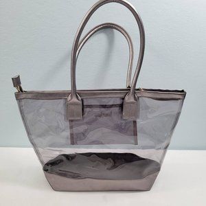 Neiman Marcus Clear Handbag 12"h x17w x 5"d